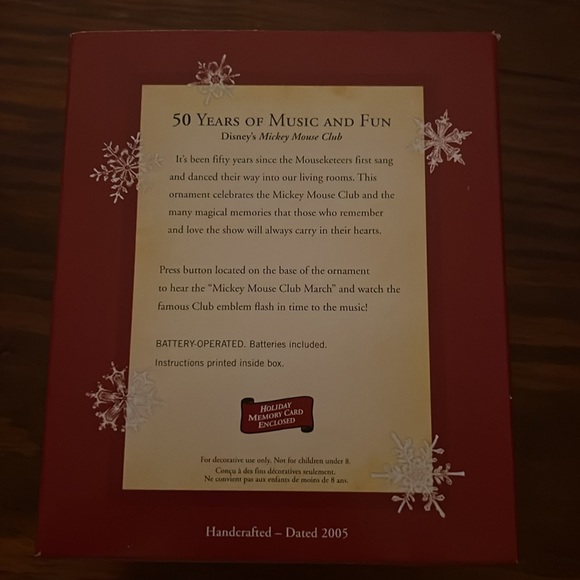 Hallmark keepsake 50 years of music and fun Mickey Mouse - Picture 3 of 3
